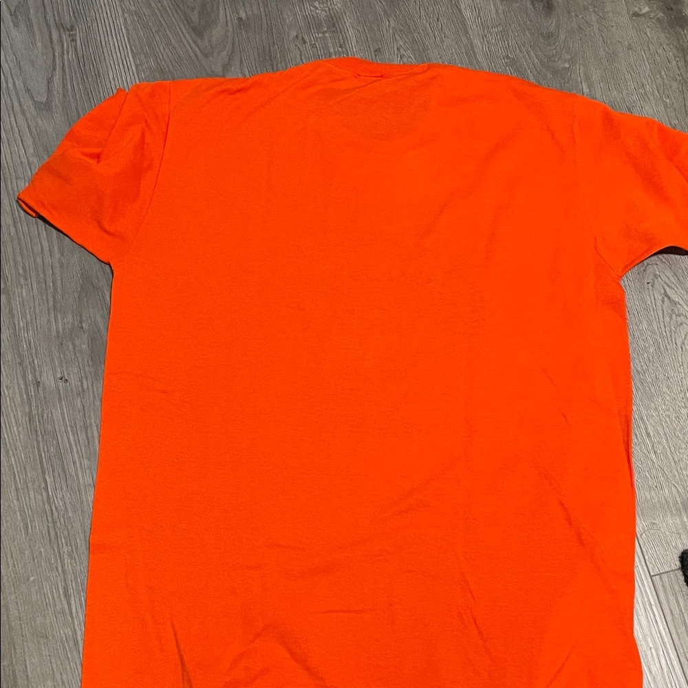 Jerzees Vintage Single Stitch Bright Orange Tiger Graphic Tee - Picture 5 of 5
